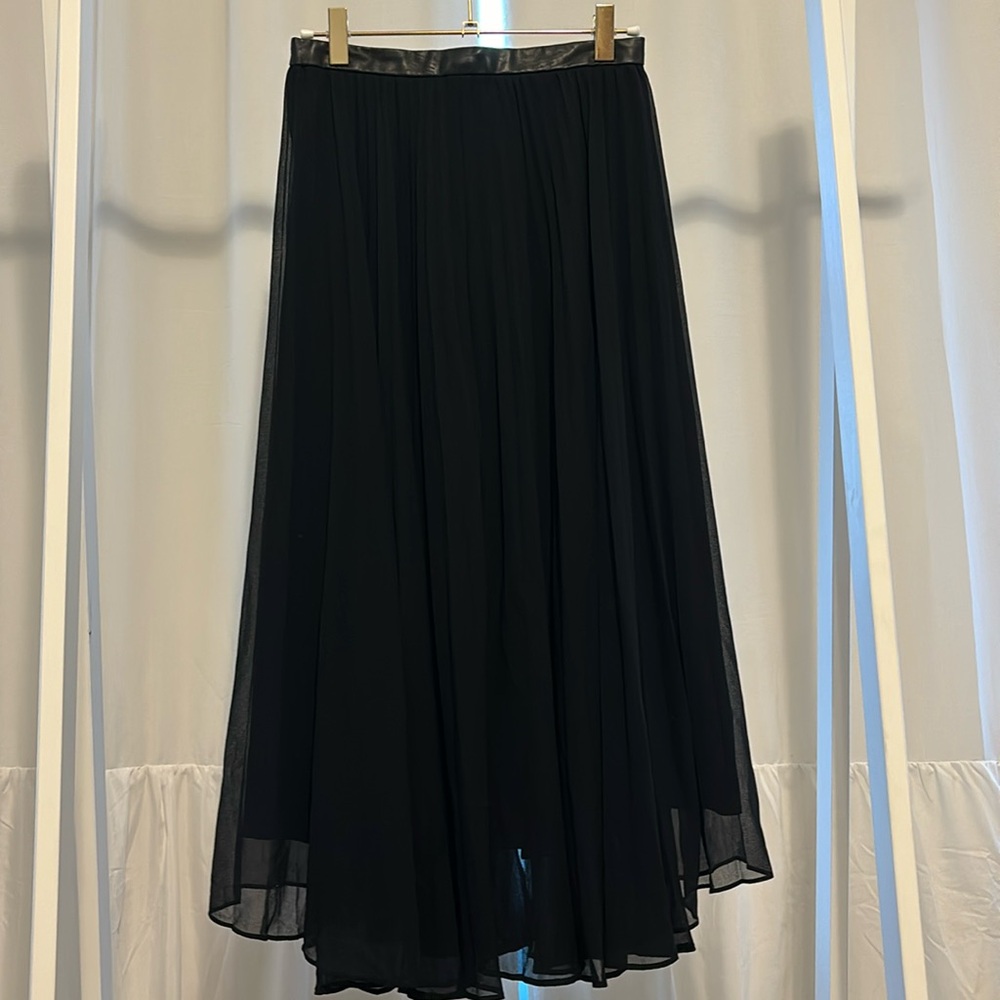 Black pleated skirt (b2)